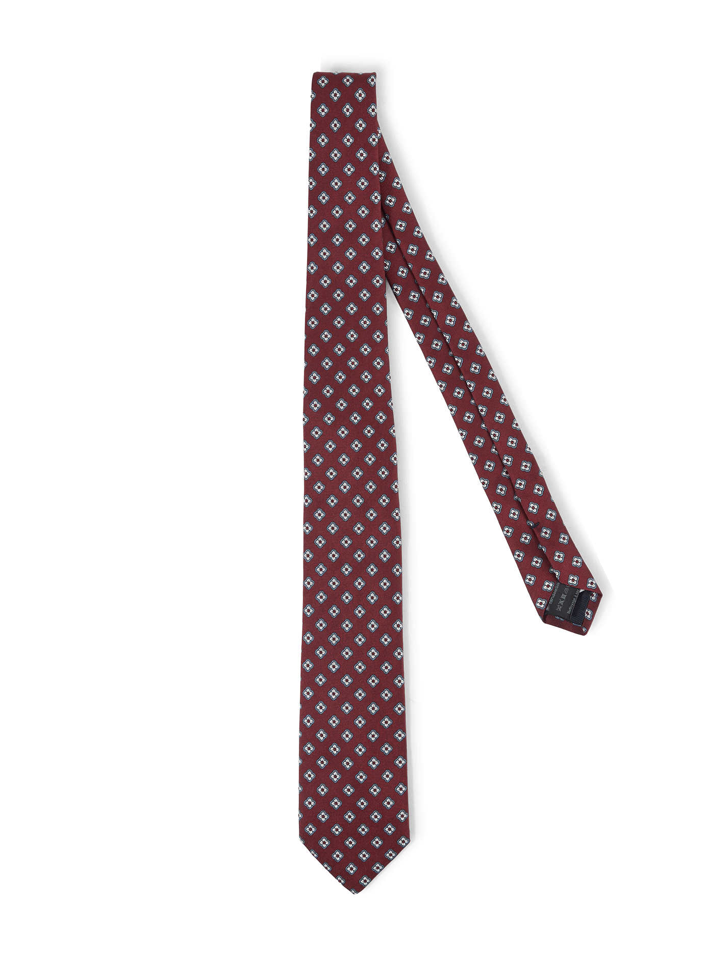 Printed silk tie AU PRINTEMPS PARIS