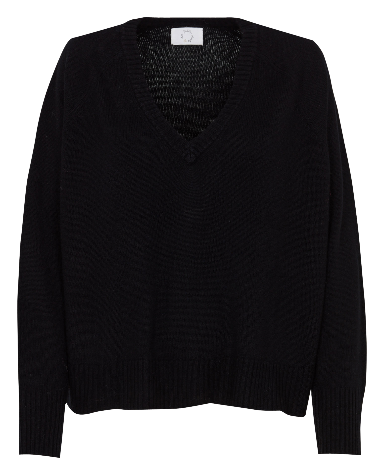 Oversized wool sweater DES PETITS HAUTS Black