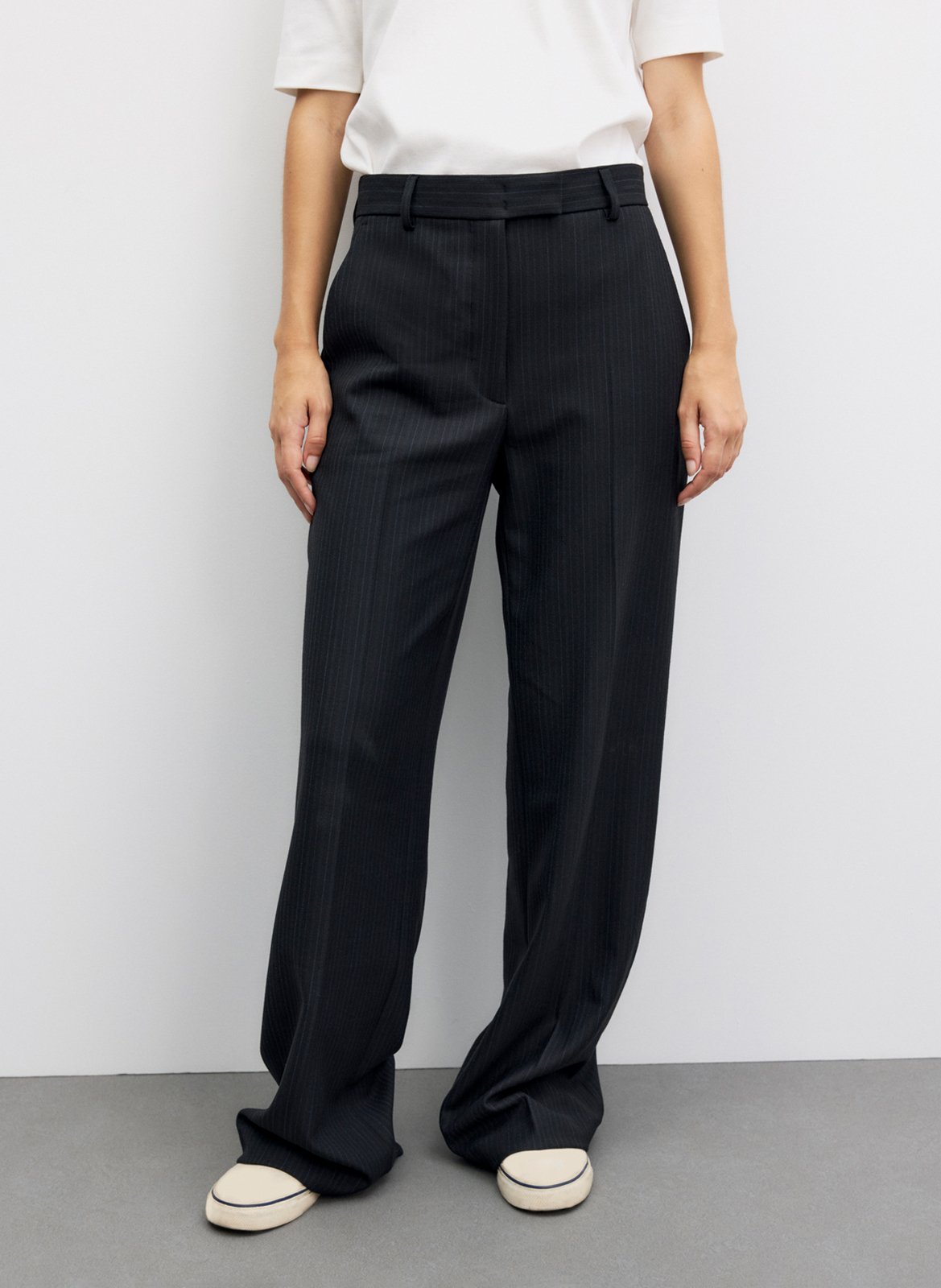 Weite Streifenhose GERARD DAREL Schwarz