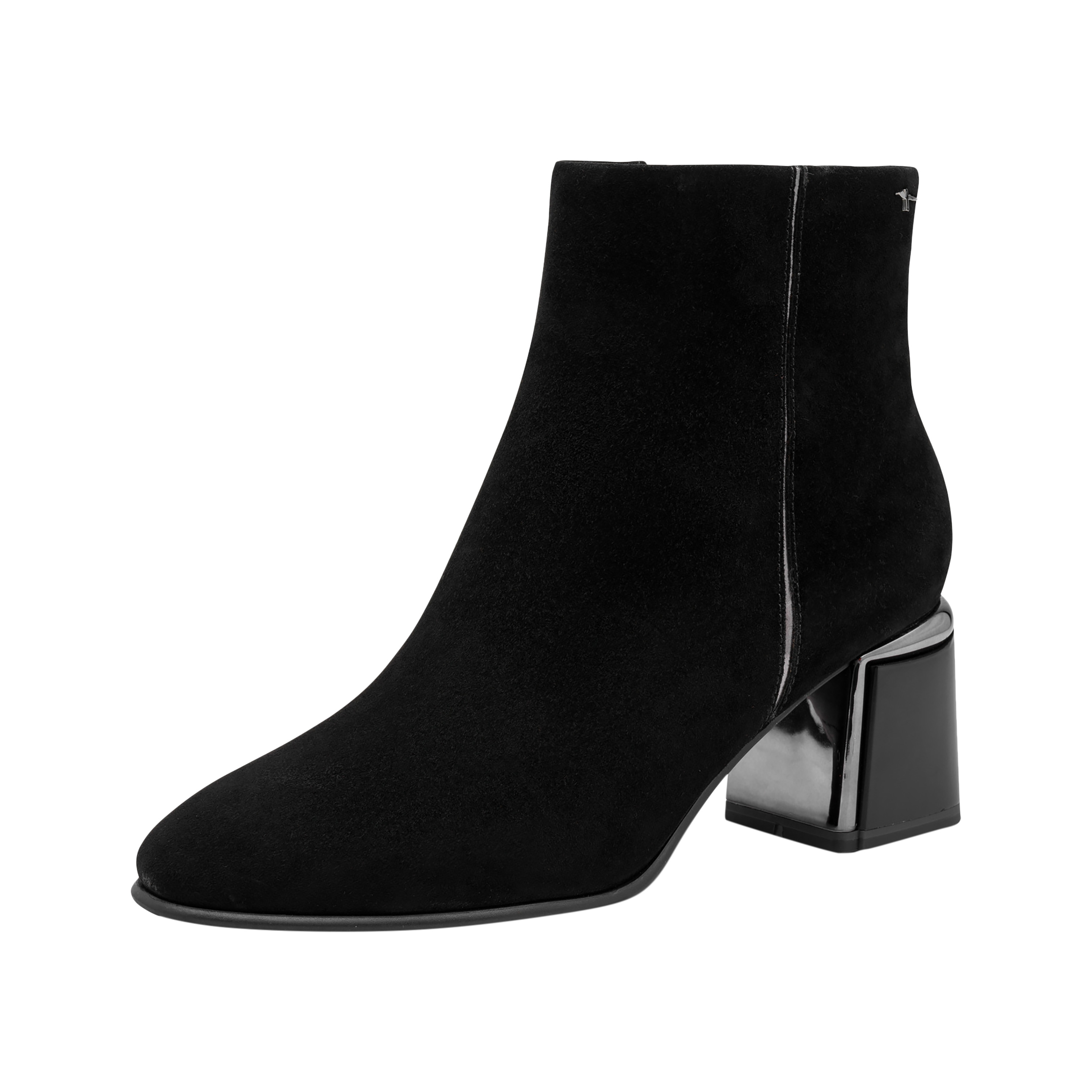 Leather ankle boot TAMARIS Black