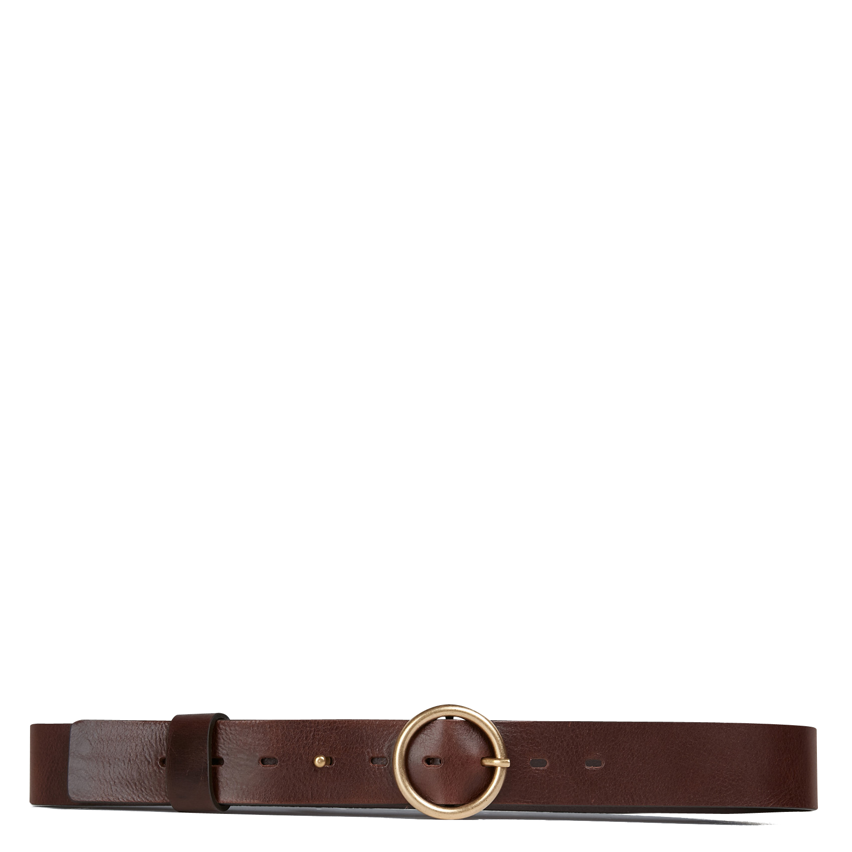 Ceinture à boucle en cuir MarronBA&SH