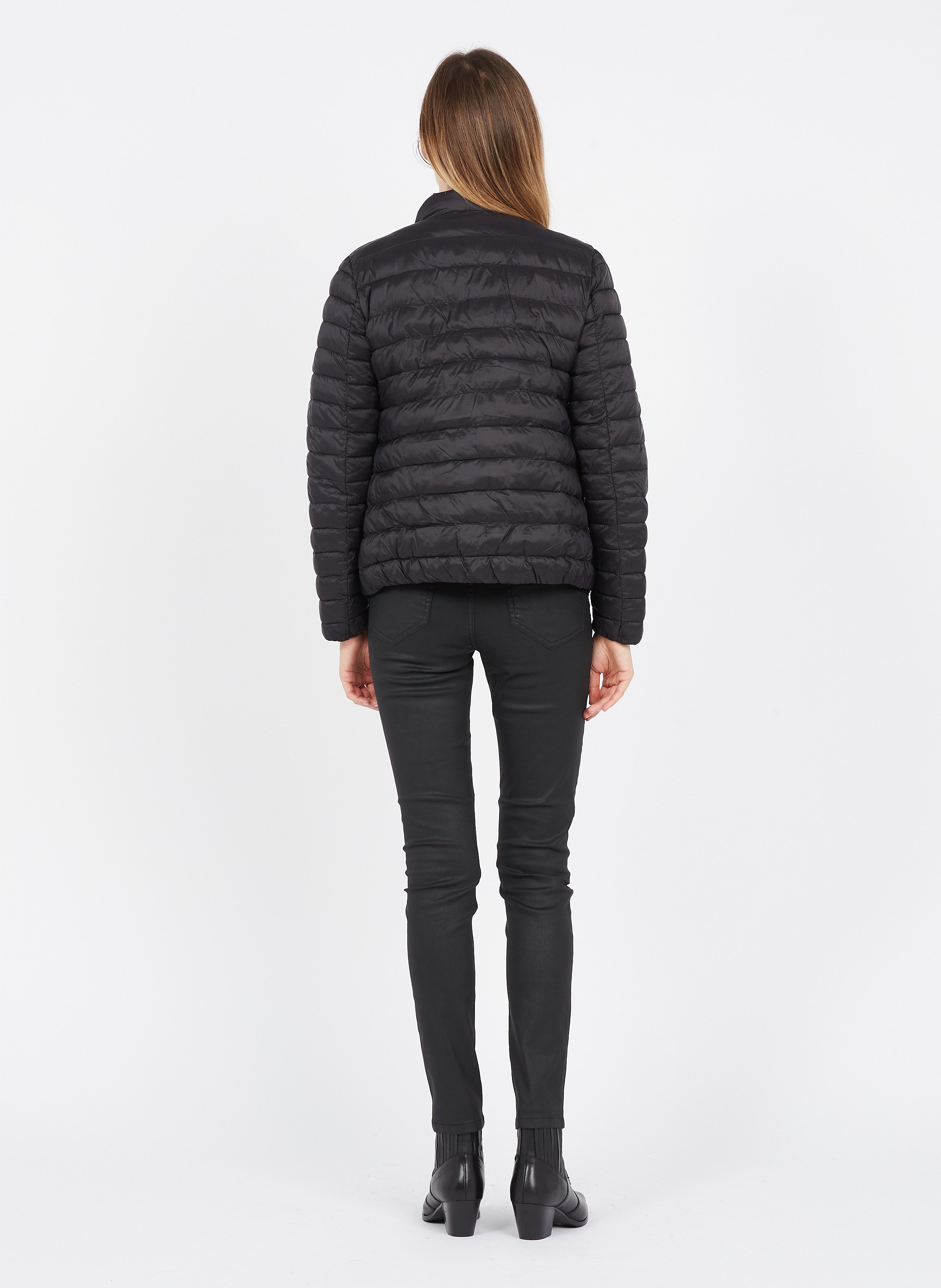 Lightweight high-neck padded jacket MAISON 123 Black