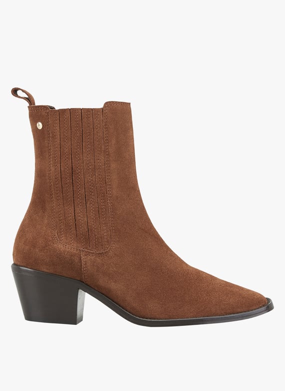 Brown Leather ankle boots
