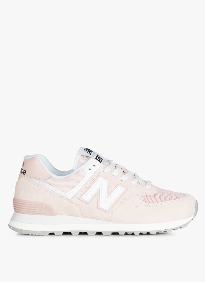 New balance damen rosa leder best sale