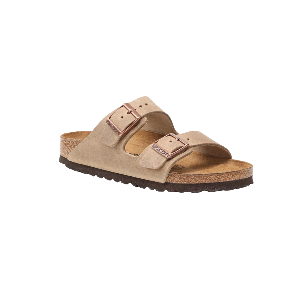 Faux leather sandals BIRKENSTOCK Brown