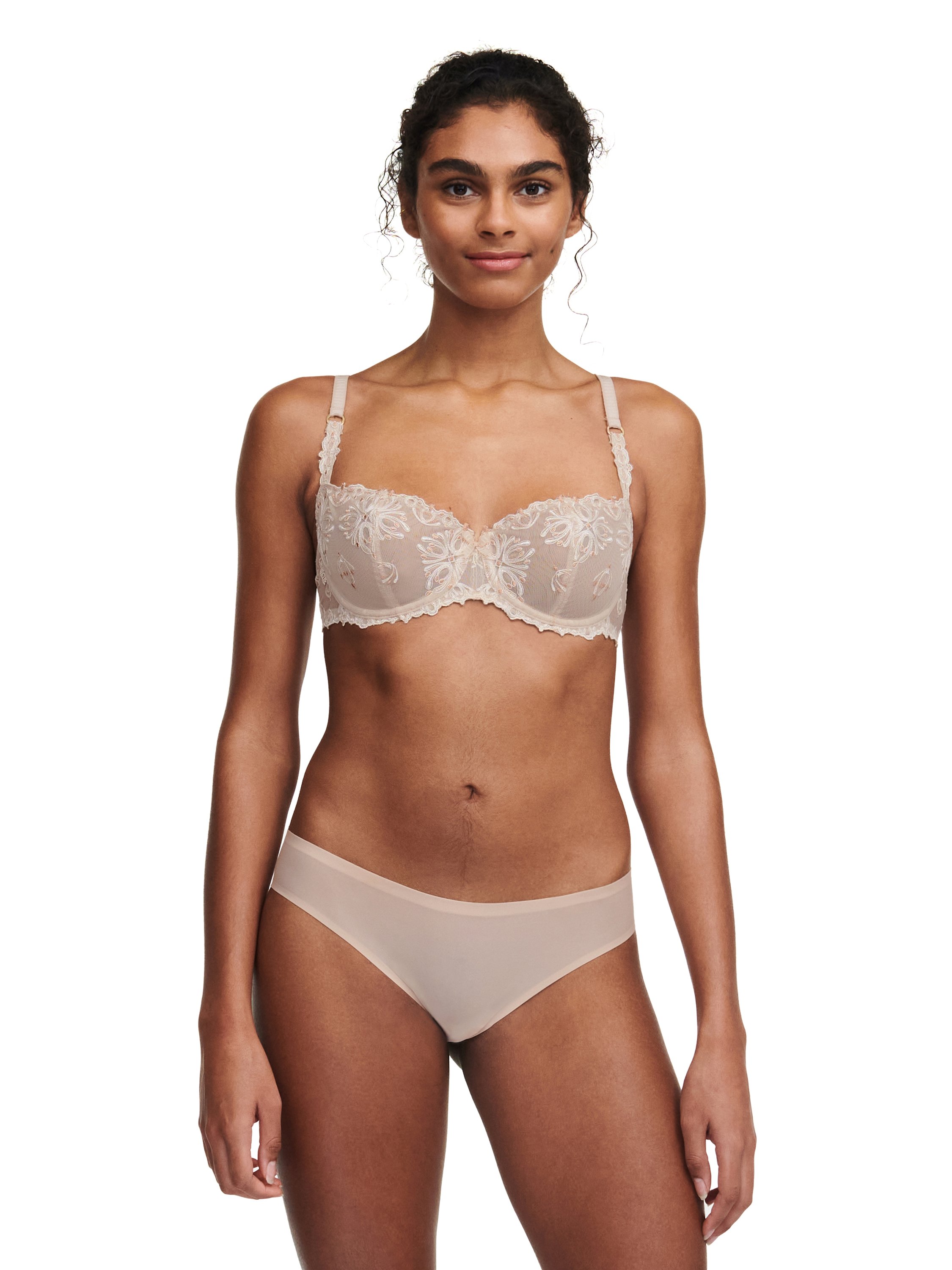 Demi-cup bra CHANTELLE Beige