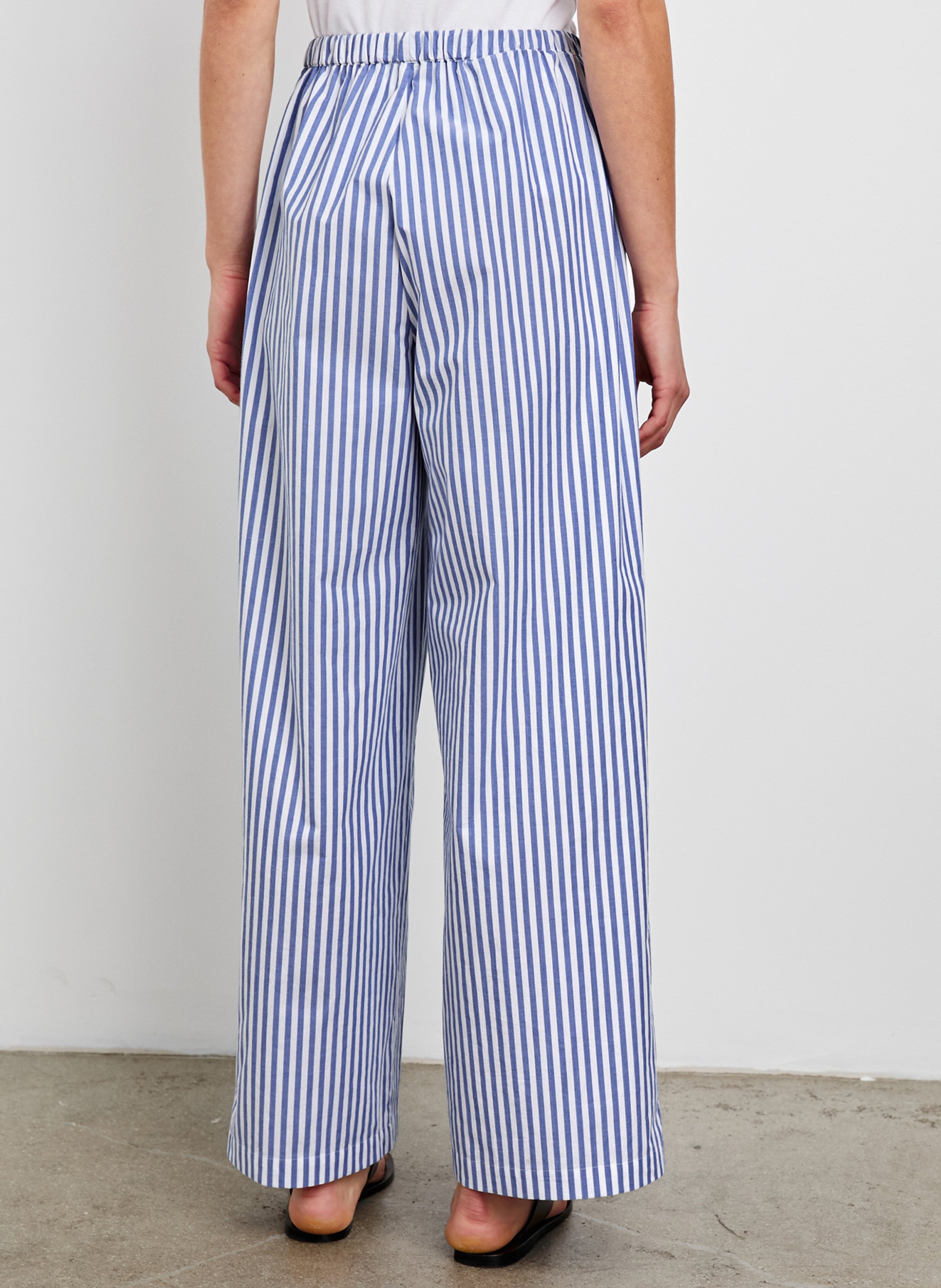 Pantalon large en coton  RAILS Bleu