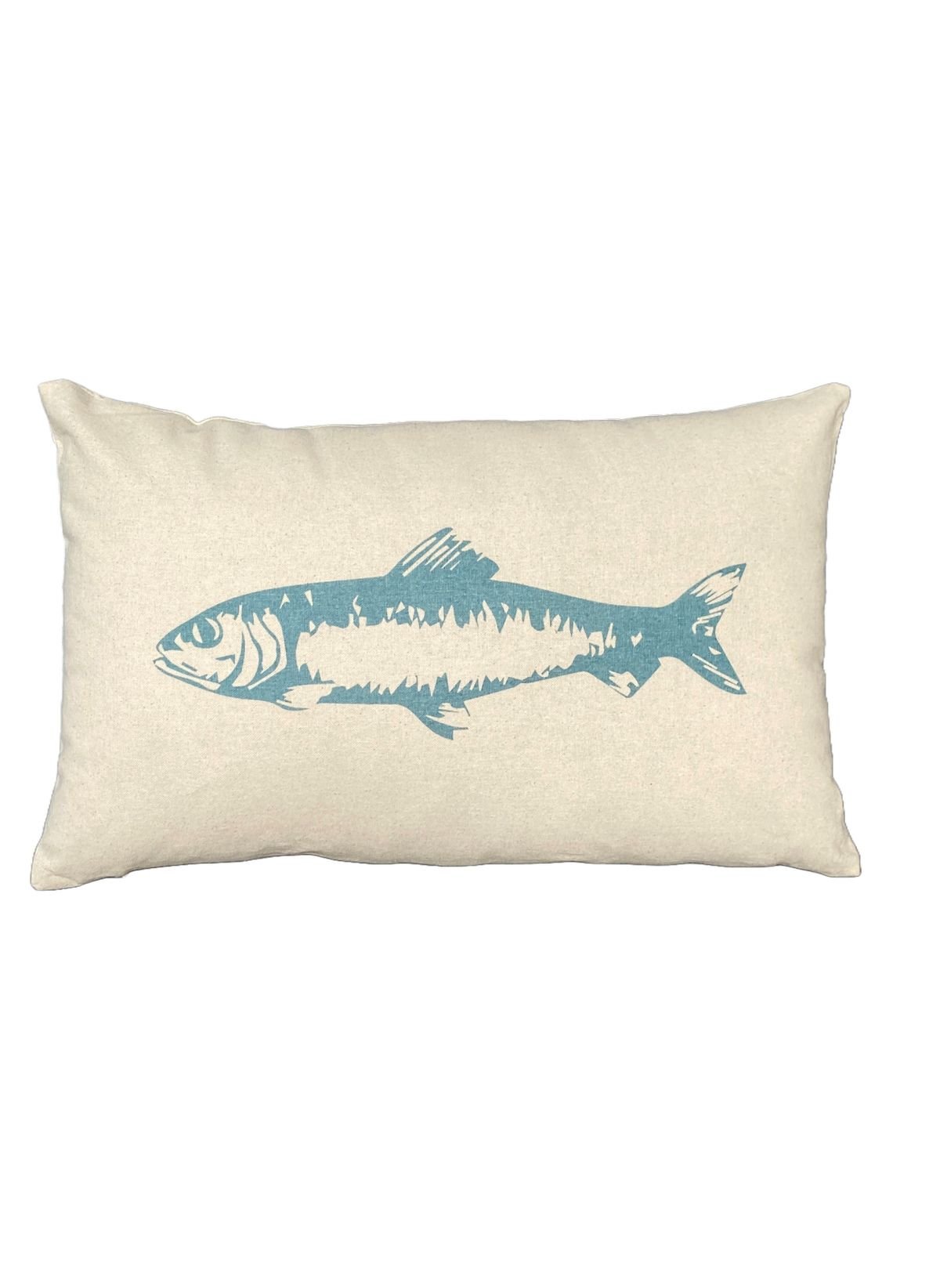 Rectangular cotton printed cushion TODAY LINGE DE MAISON Blue