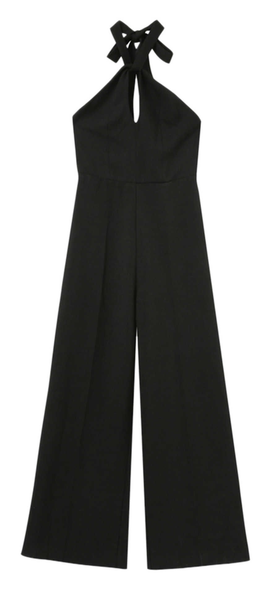 Tuta con scollo da annodare GRACE ET MILA Nero