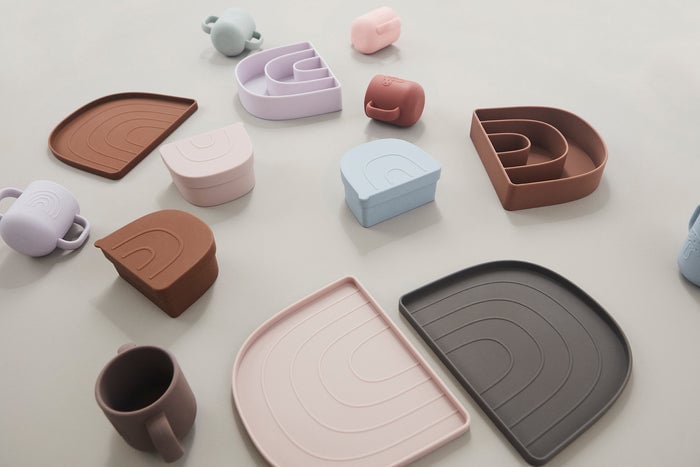 Plate and bowl Brown