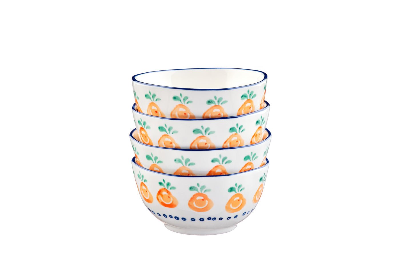 Bowl napoli ø12cm - 4 pieces - citrus BJORN White