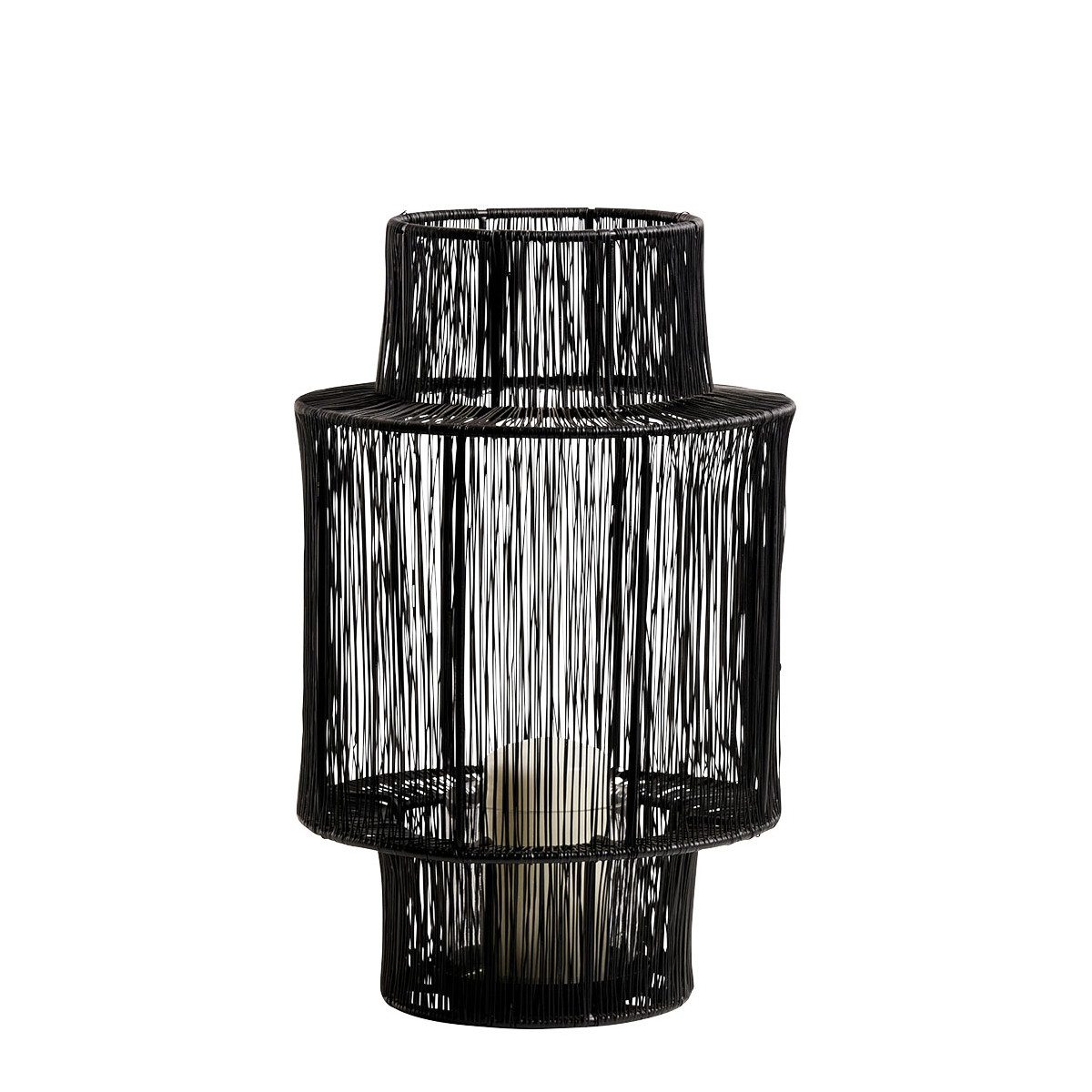 Lantern BLANC D'IVOIRE Black