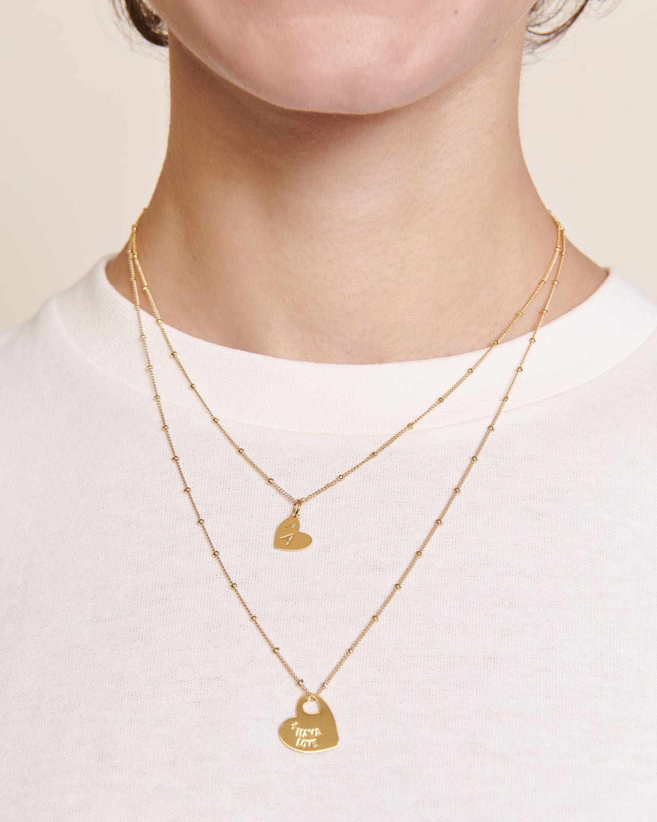 The "Mona Je T'aime" medal - gold-plated with 24-carat fine gold EMOI EMOI Golden