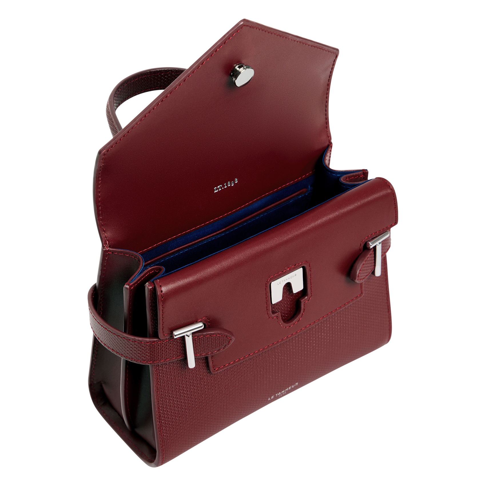 Sac à main en cuir LE TANNEUR Rouge