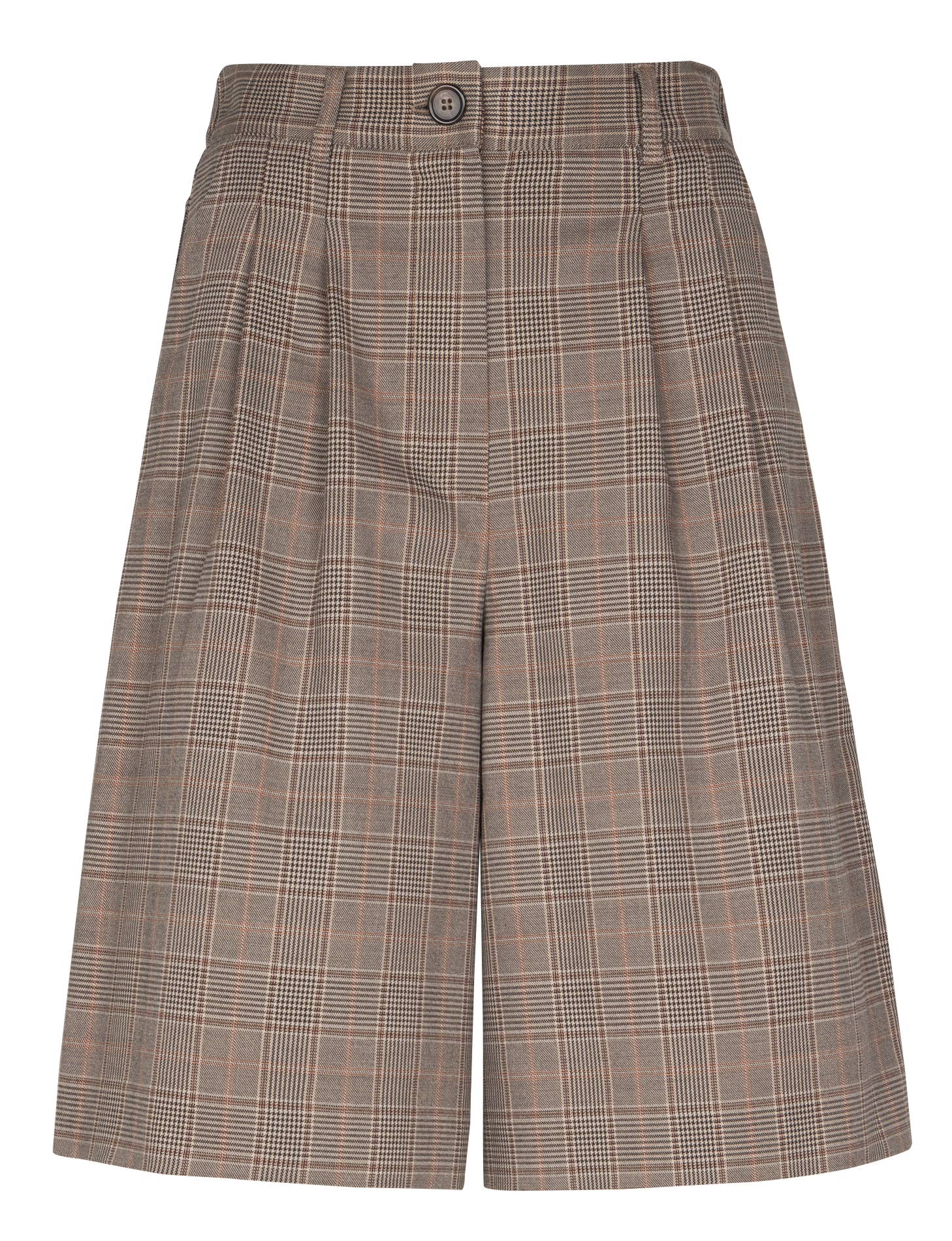 Bermuda droit imprimé DES PETITS HAUTS Beige