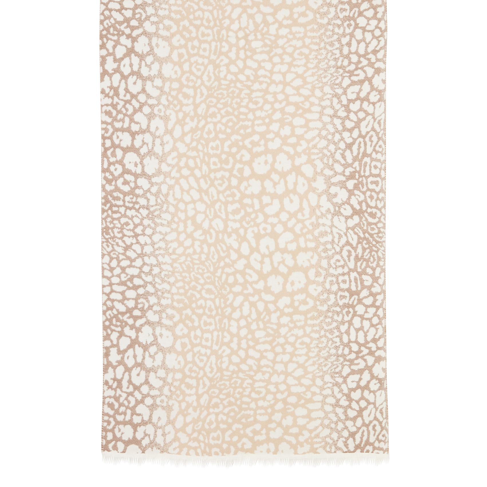 Printed jacquard scarf AU PRINTEMPS PARIS Beige