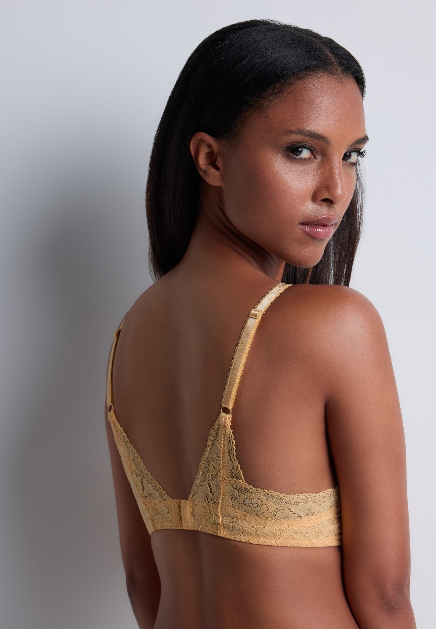 Plunge scarf sunshine bra AUBADE Yellow