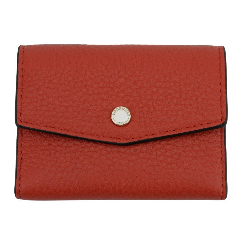 Porte-monnaie - cuir de veau POURCHET Rouge