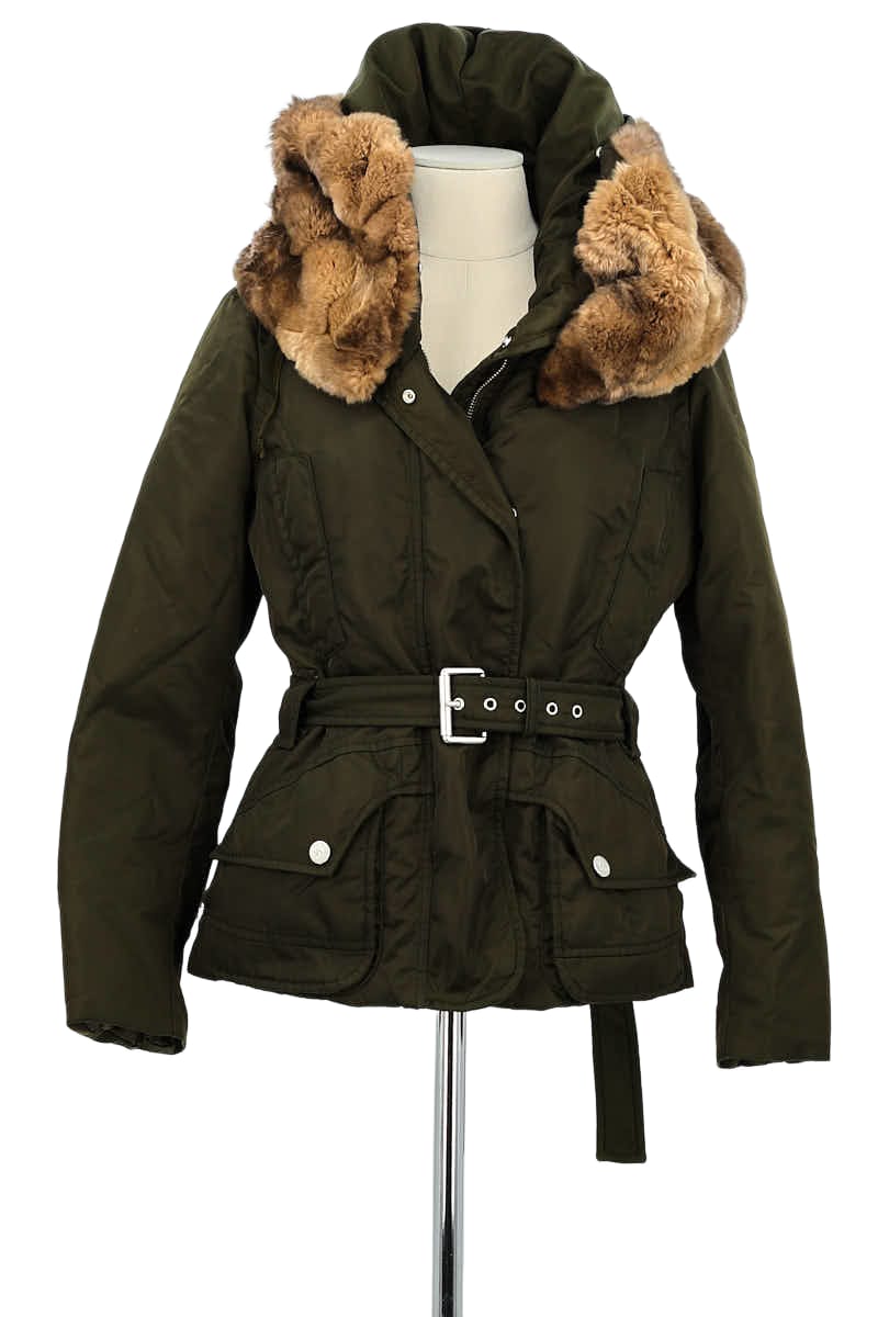 Lightweight quilted padded jacket with high neck MAX MARA - Seconde Main Khaki