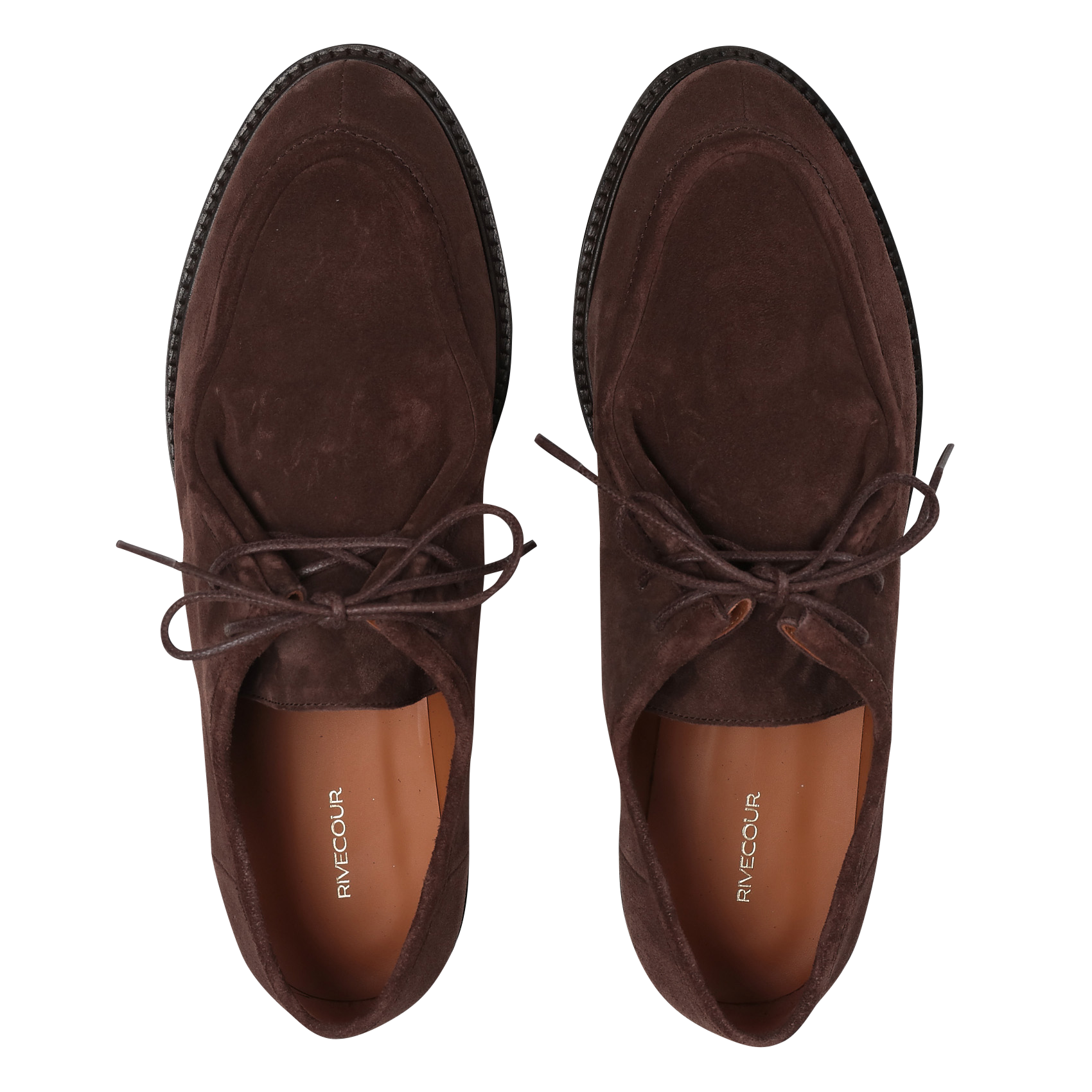 Derbies en cuir RIVECOUR Marron