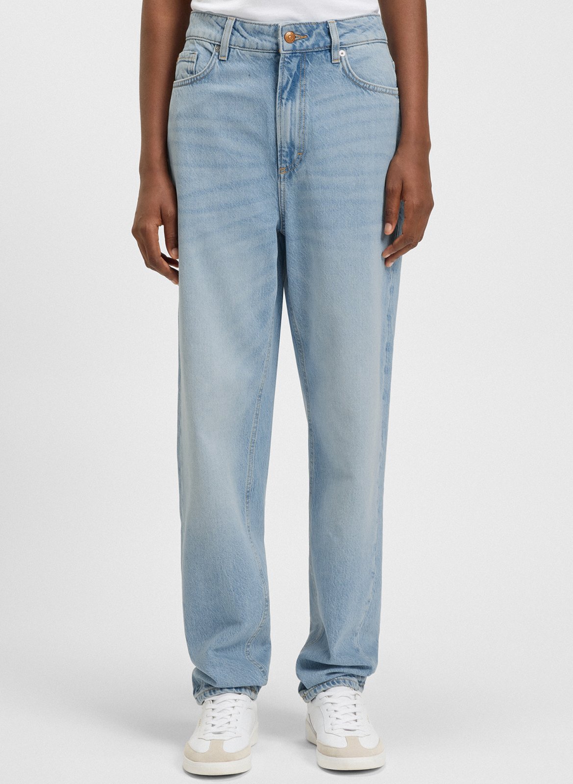 Jean slim en coton mélangé BOSS Bleu