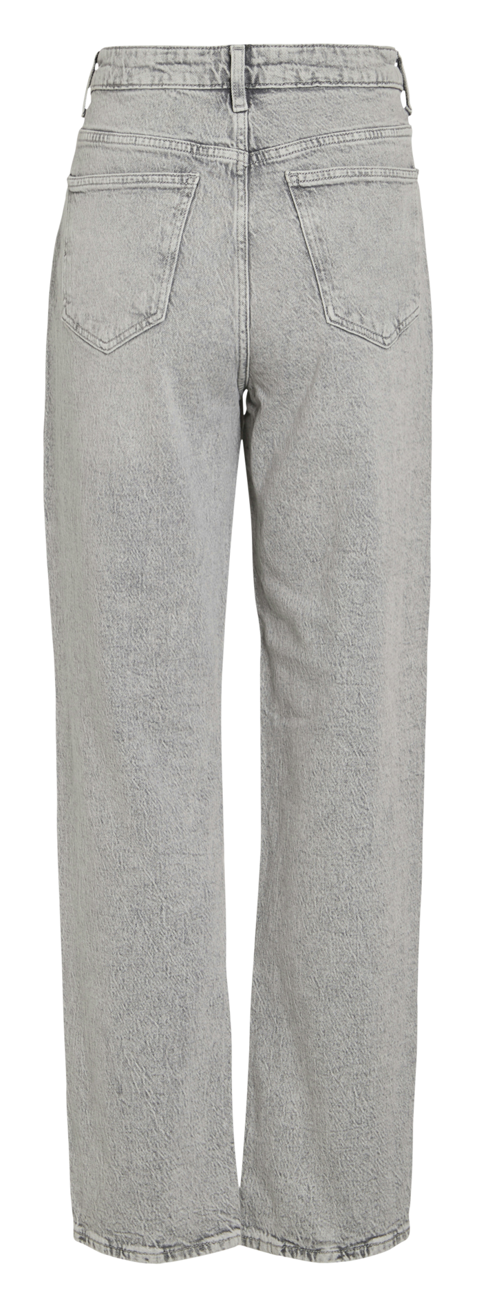 Cotton-blend straight jeans VILA Grey