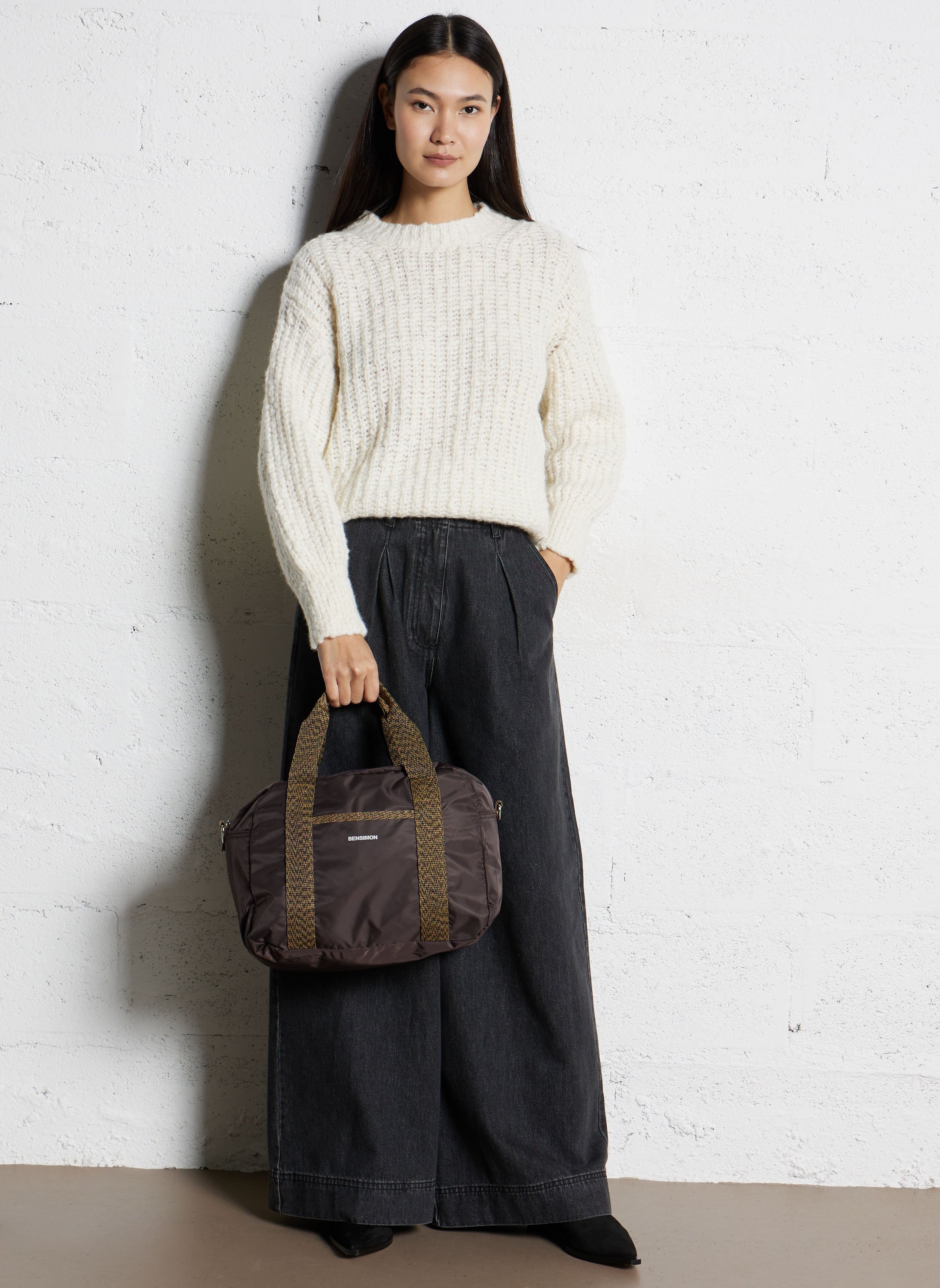 Sac bandoulière  BENSIMON Marron