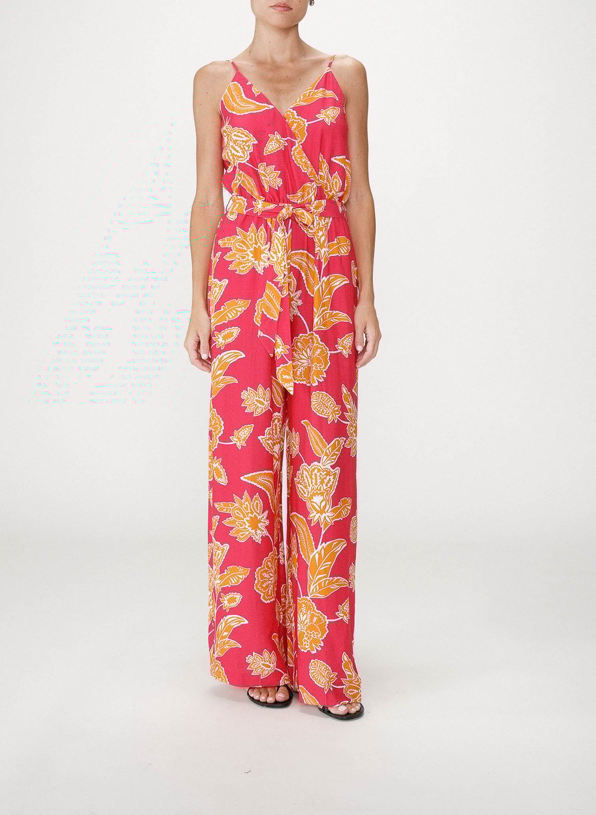 Combinaison à imprimé floral GRACE ET MILA Rosa