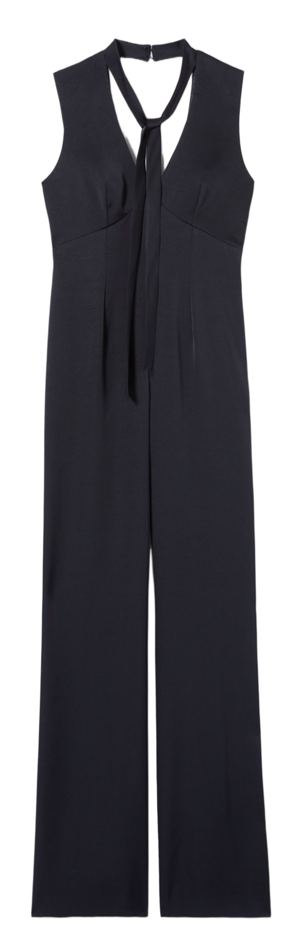Rechte jumpsuit met V-hals CLAUDIE PIERLOT Blauw