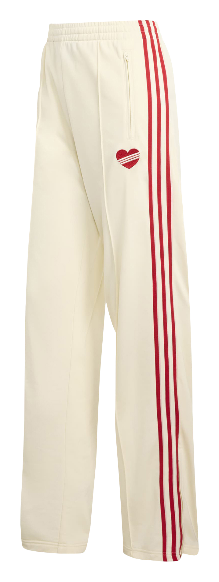 Rechte joggingbroek met hoge taille ADIDAS Wit