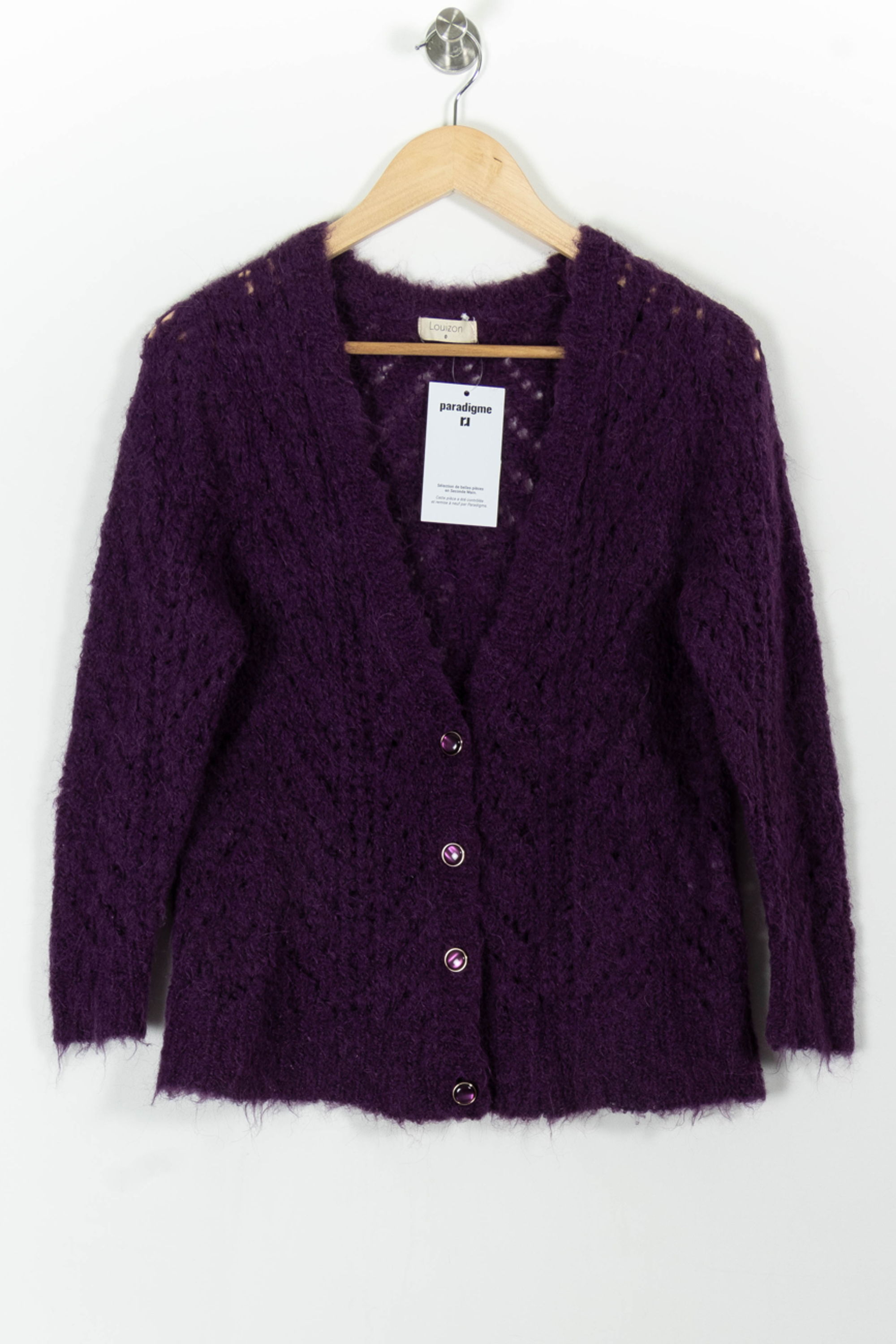 Cardigan LOUIZON - Seconde main Purple
