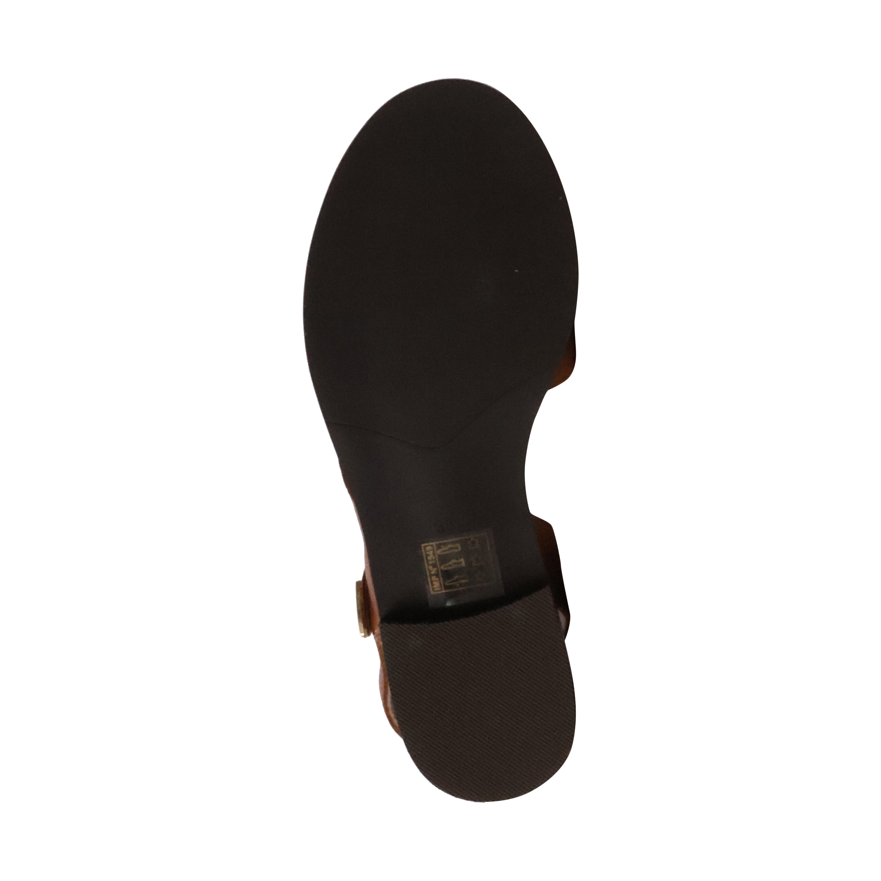Fiona leather sandals EMILIE KARSTON Brown