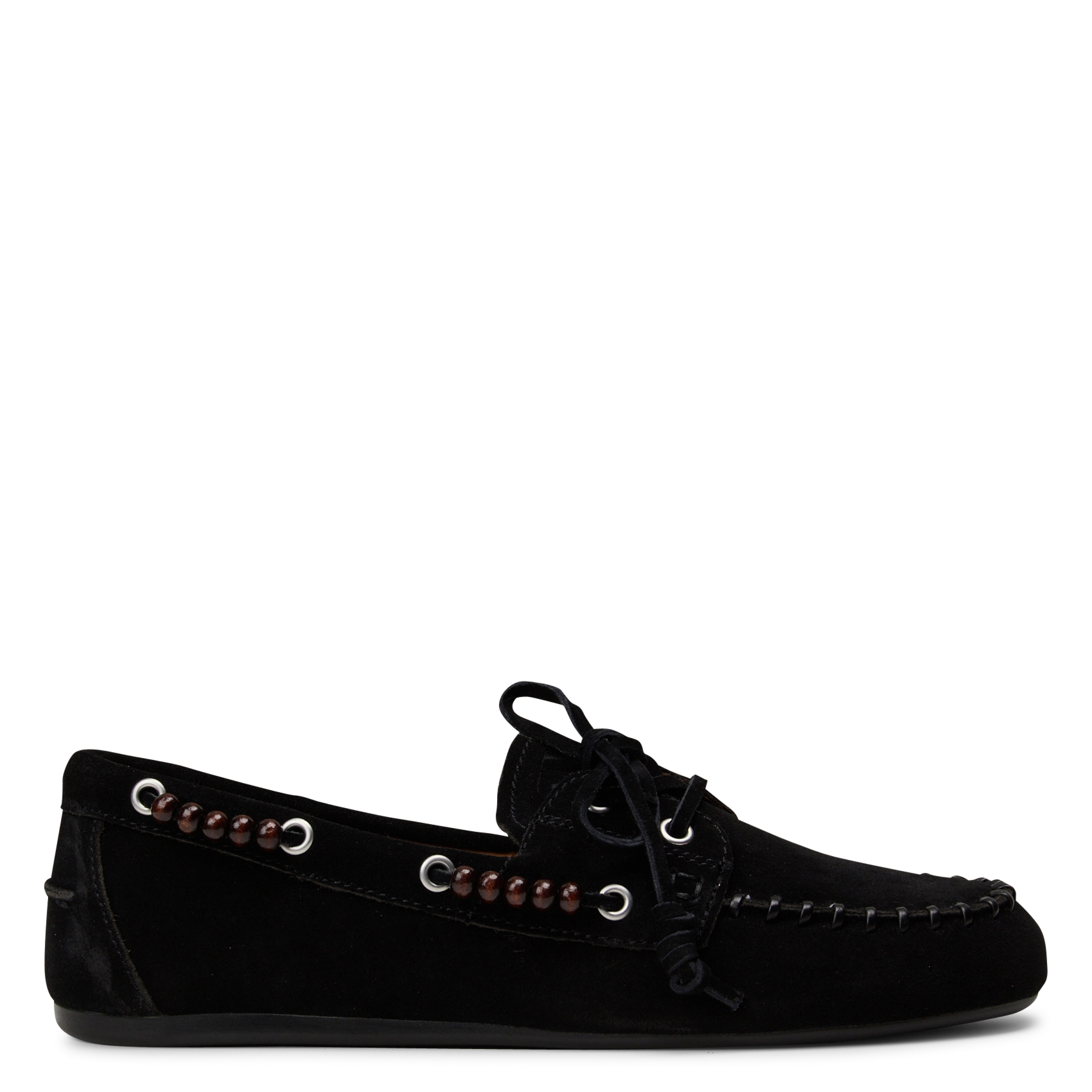Mocasines de ante con cordones BIBI LOU Negro