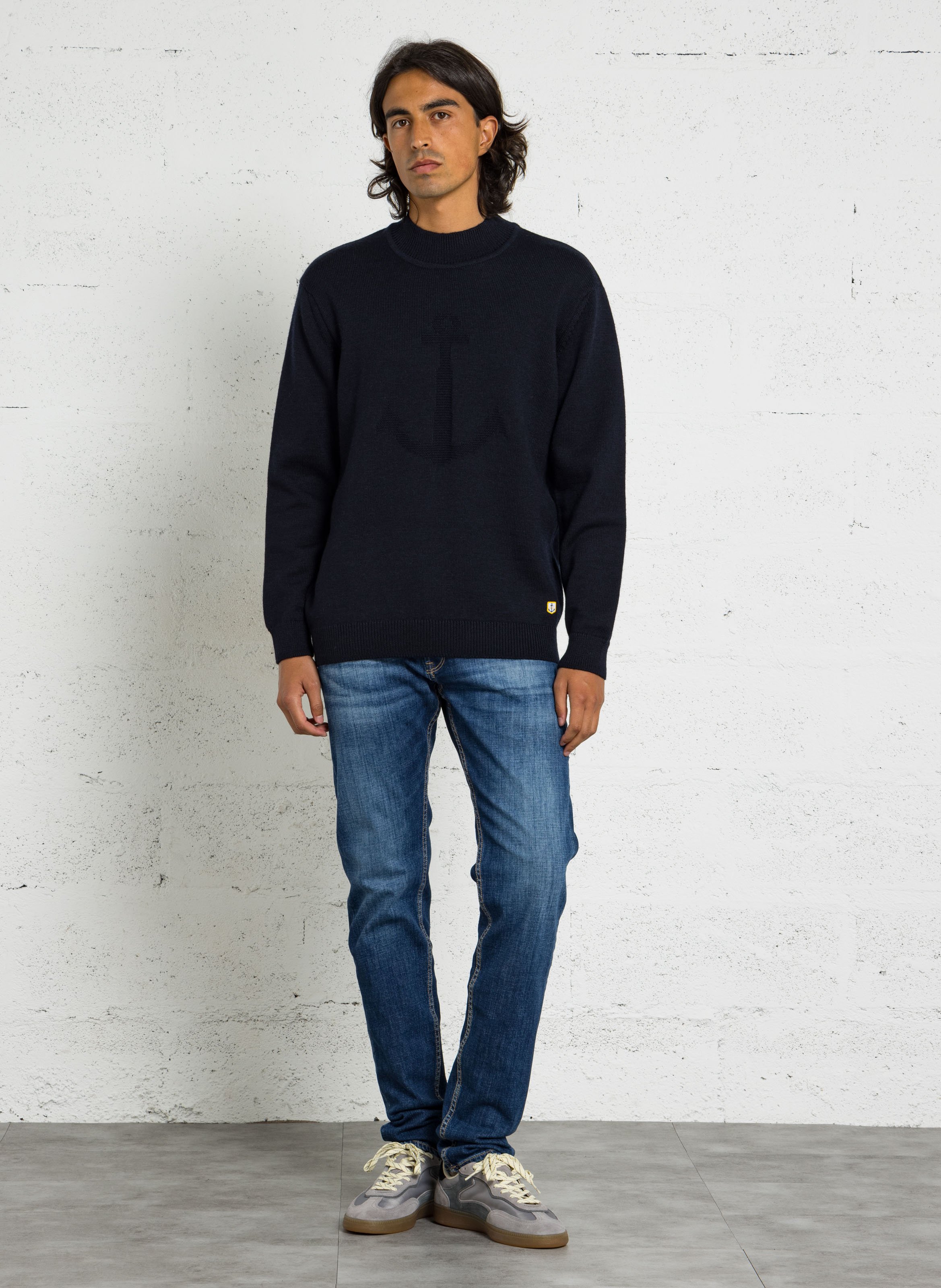 Eng anliegende Jeans aus Baumwollmischung LE TEMPS DES CERISES Blau