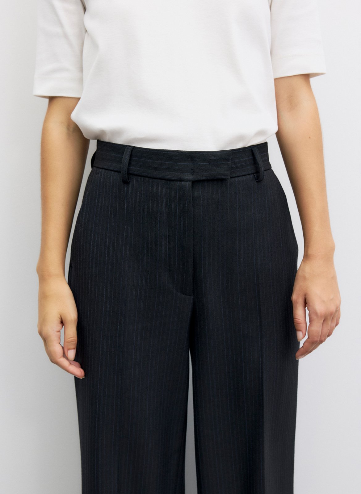 Weite Streifenhose GERARD DAREL Schwarz