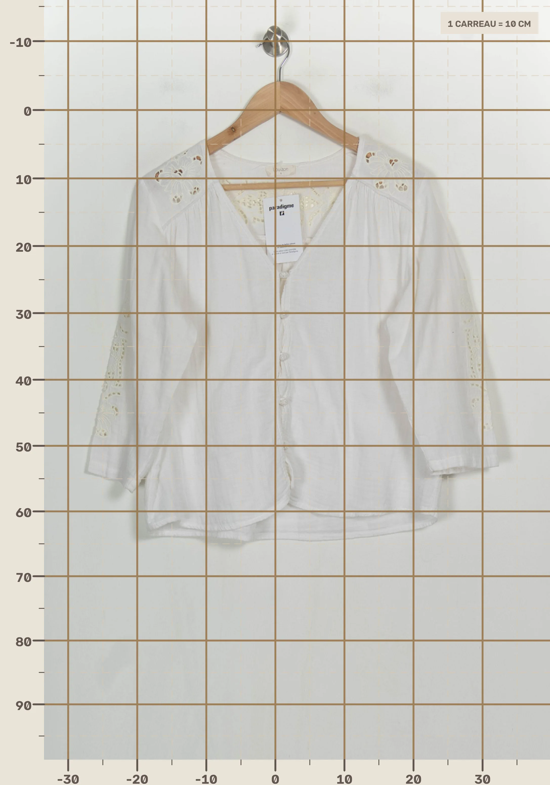 Blouse LOUIZON - Seconde main White