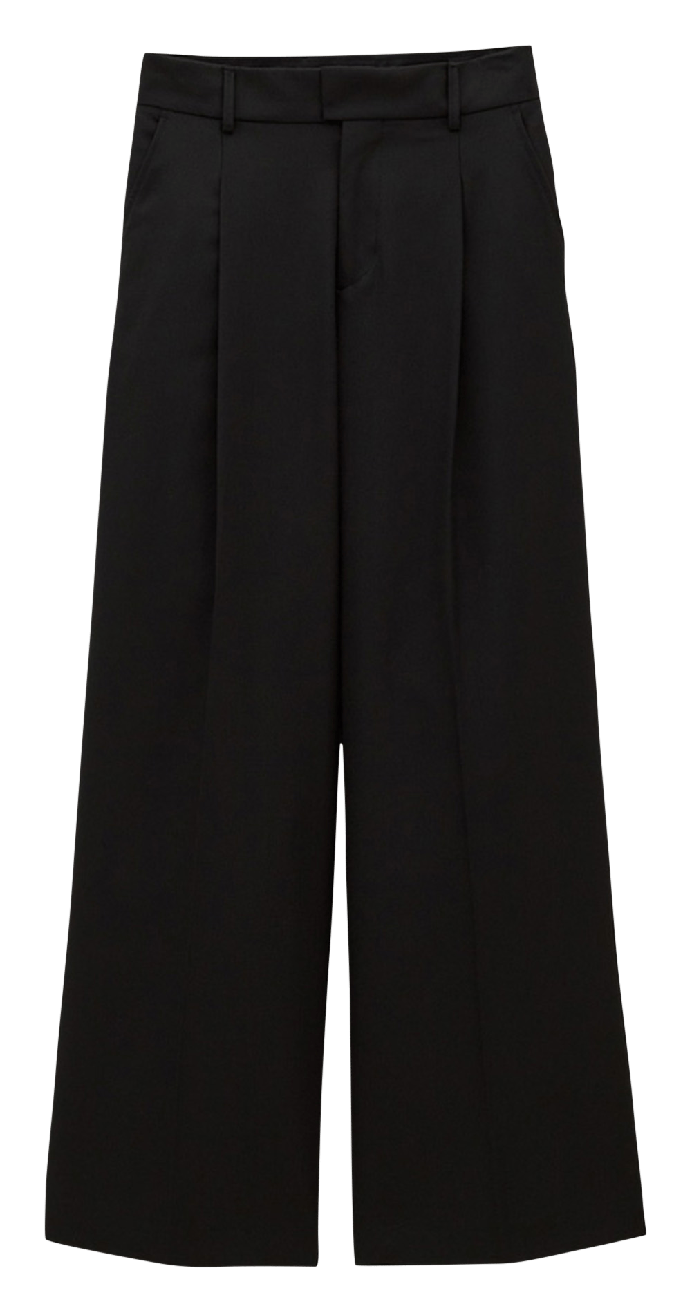 Plain straight pleated trousers | Black BA&SH Women