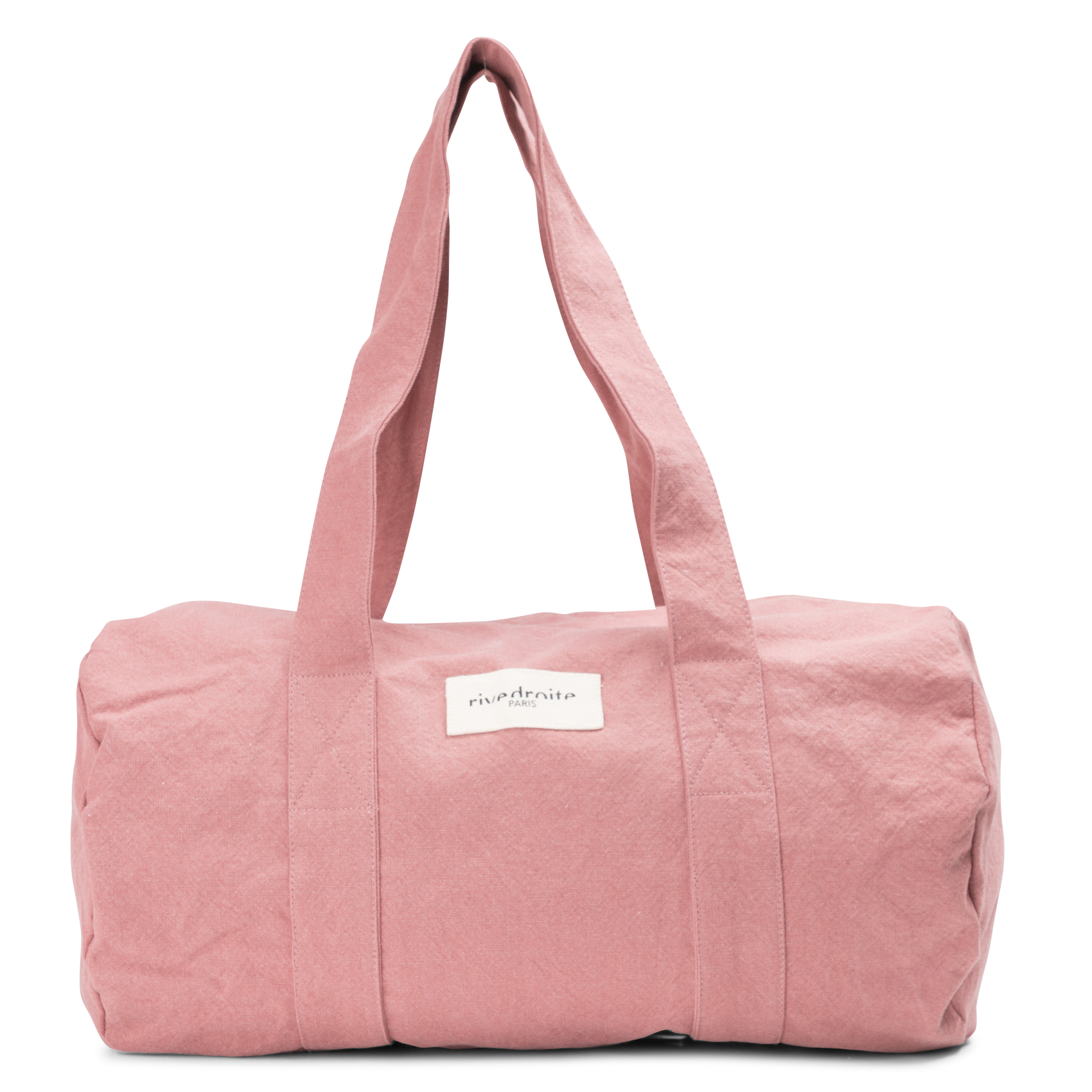 Recycled cotton duffle bag RIVEDROITE PARIS Pink