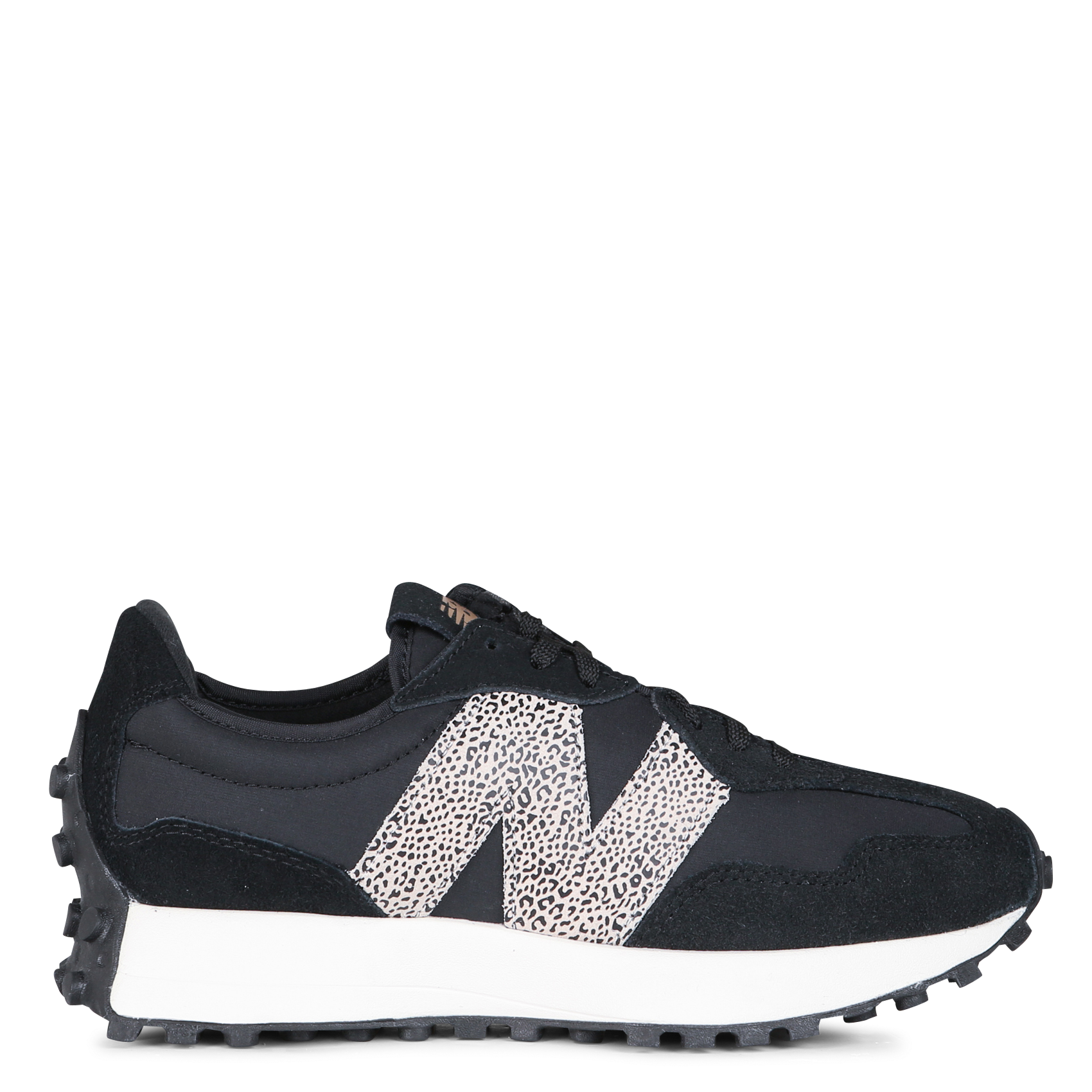 Low-top leather sneakers // Attente Go Evan NEW BALANCE Black