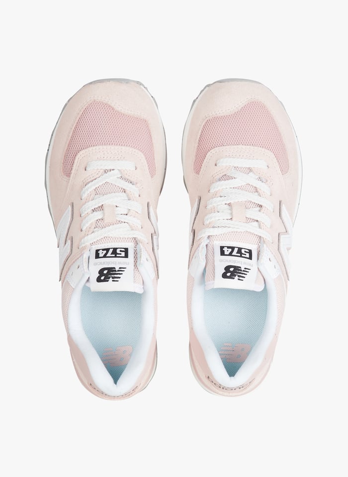 New balance rosa sales pelle