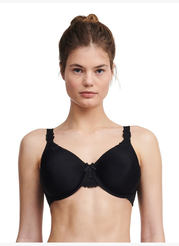 Moulded full-cup bra | Black by CHANTELLE Moulded full-cup bra Black