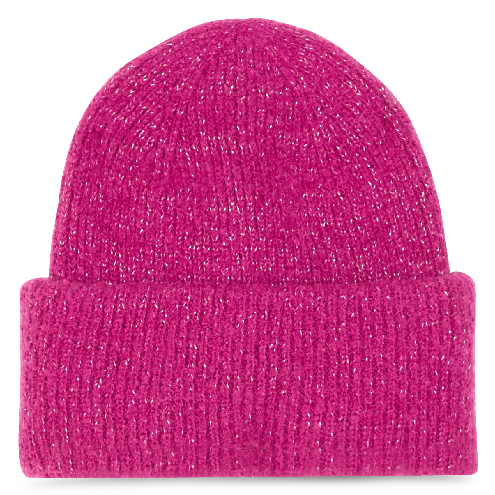 Ribbed knit beanie PIECES Purple