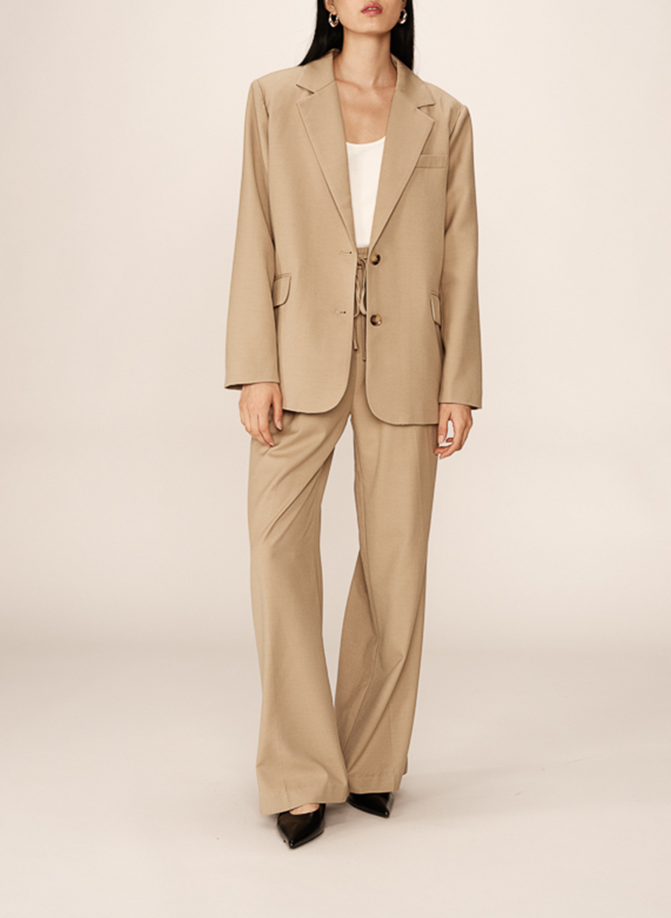 Veste tailleur  Beige