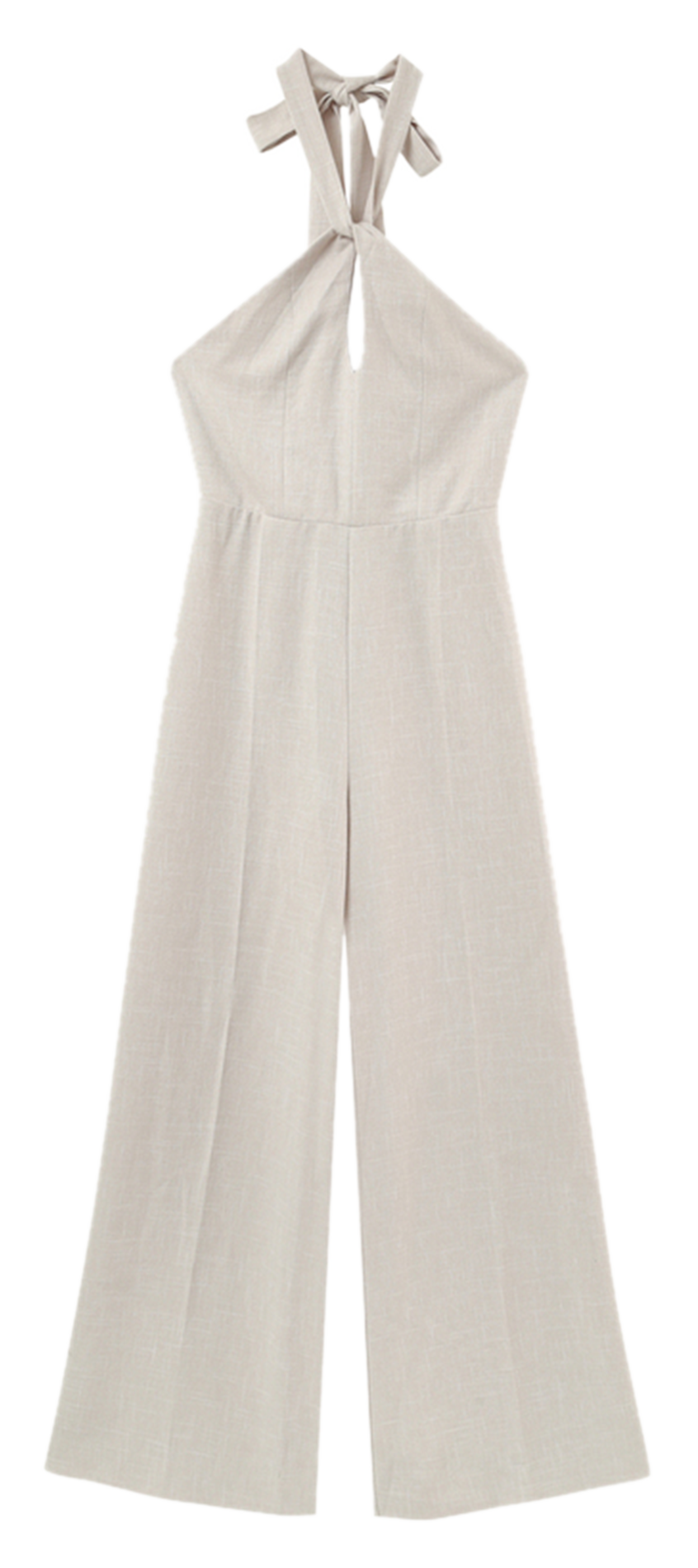 Combinaison encolure nouer GRACE ET MILA Beige