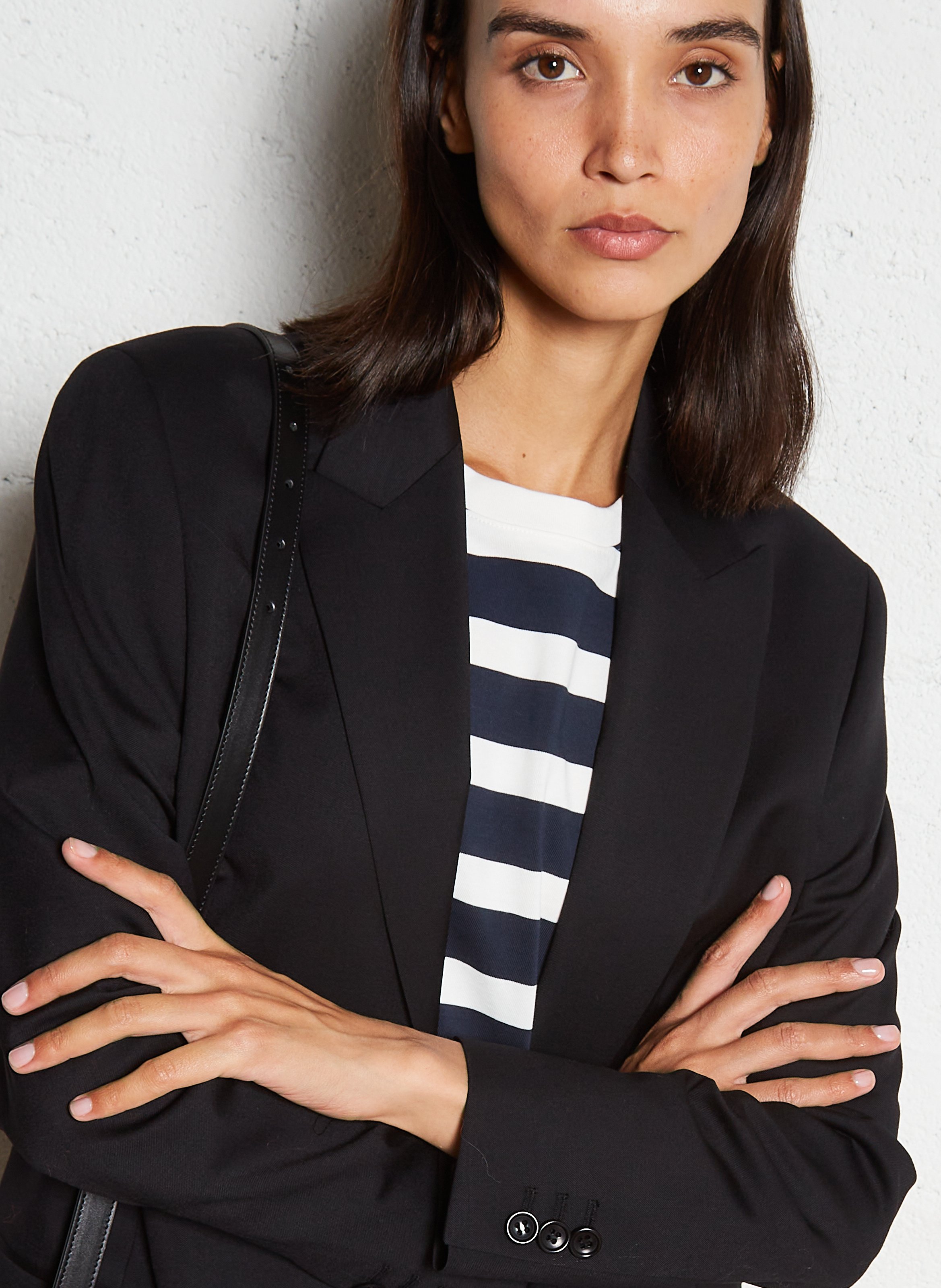 Wollen blazer BA&SH Zwart