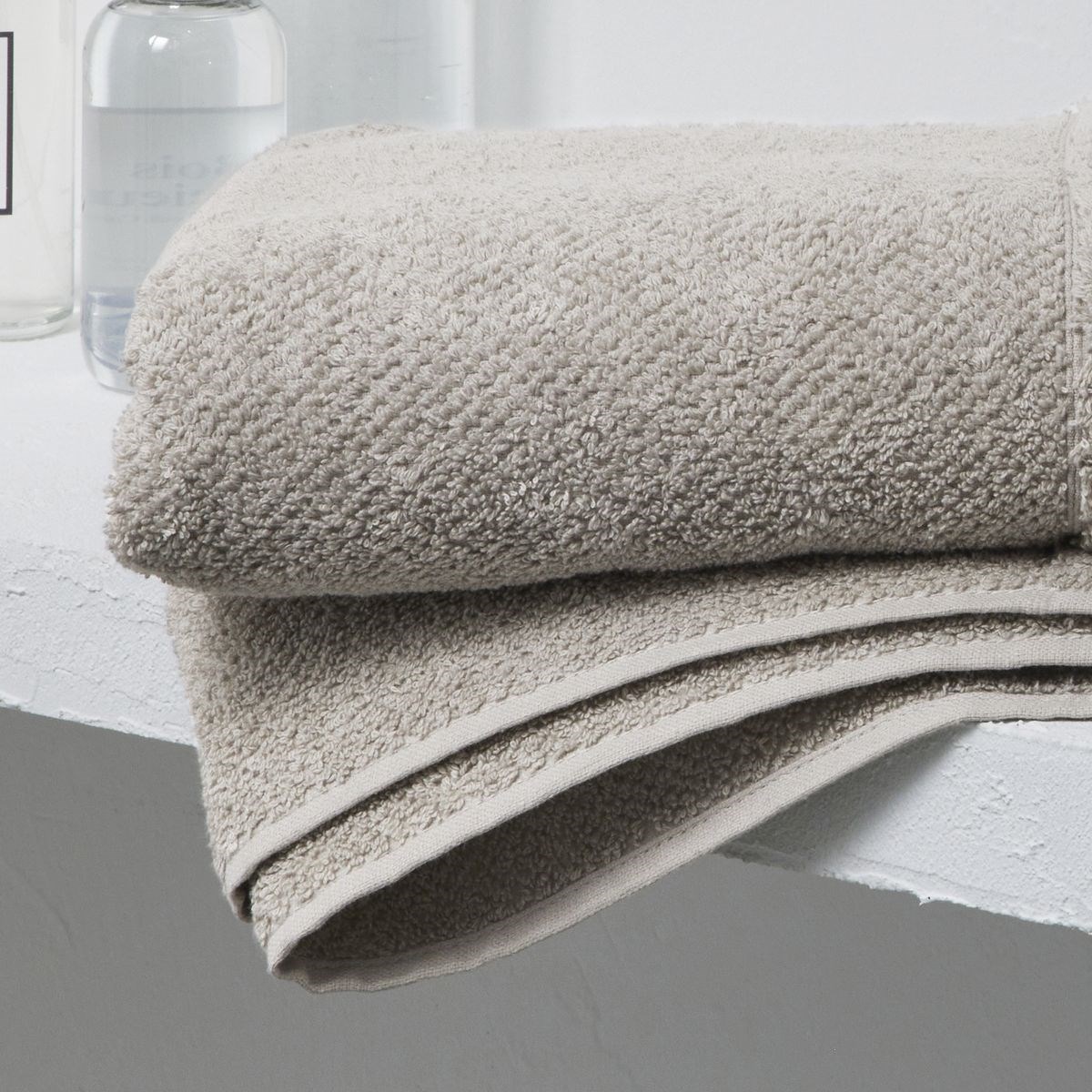 Plain cotton bath towel TODAY LINGE DE MAISON Beige