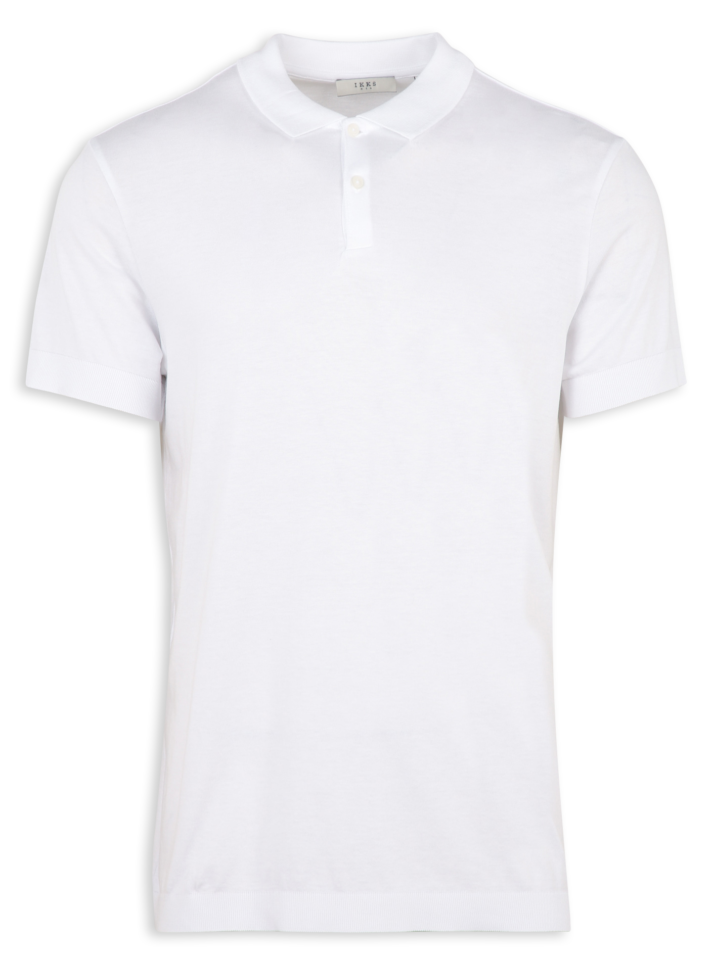 Cotton and linen polo shirt  Blanc