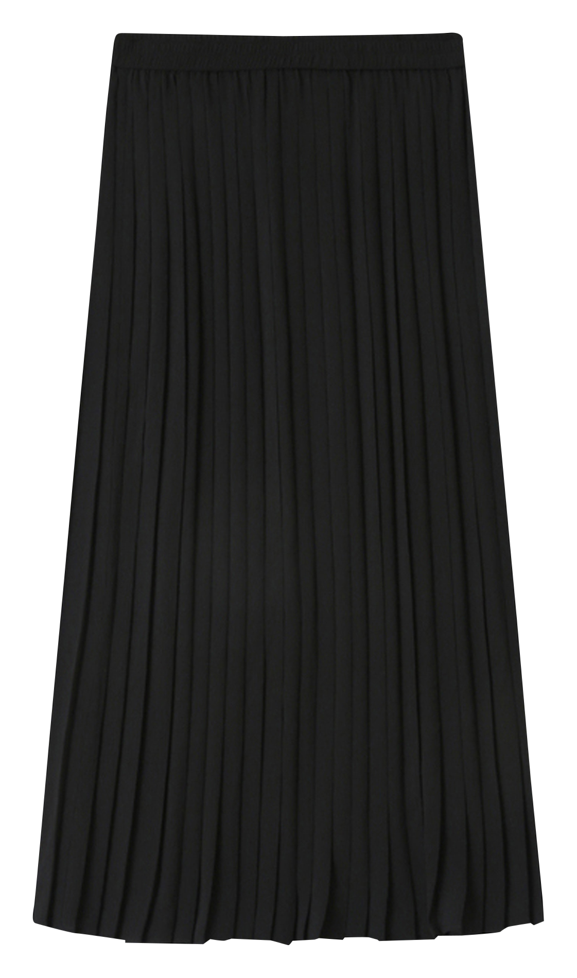 Mid-length pleated skirt GRACE ET MILA Black