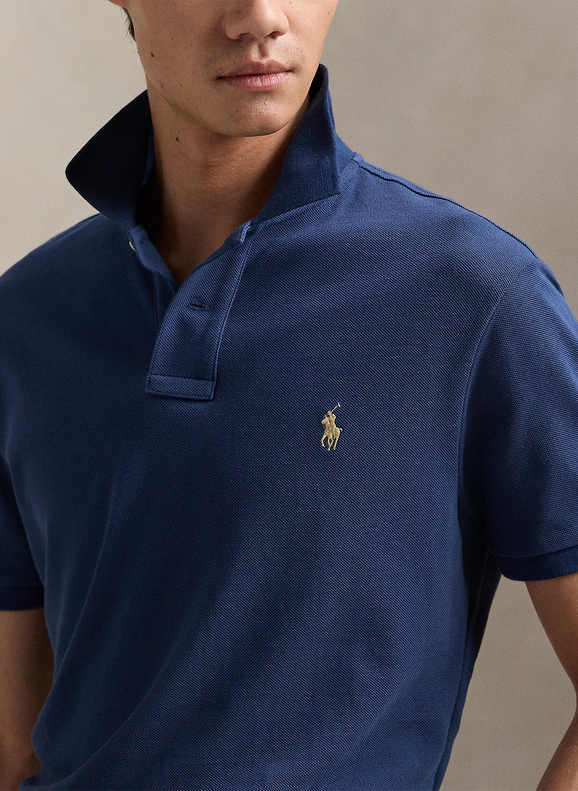 Polo slim-fit en coton POLO RALPH LAUREN Bleu