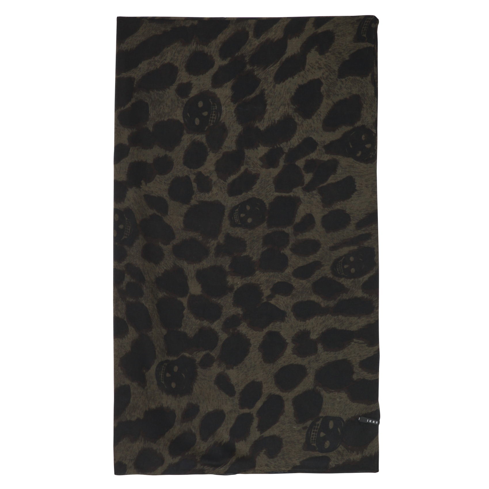 Rechteckiges Tuch mit Print IKKS Khaki